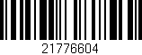 Código de barras (EAN, GTIN, SKU, ISBN): '21776604'