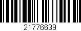 Código de barras (EAN, GTIN, SKU, ISBN): '21776639'