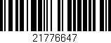 Código de barras (EAN, GTIN, SKU, ISBN): '21776647'