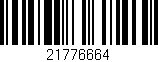 Código de barras (EAN, GTIN, SKU, ISBN): '21776664'