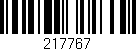 Código de barras (EAN, GTIN, SKU, ISBN): '217767'