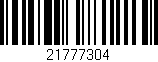 Código de barras (EAN, GTIN, SKU, ISBN): '21777304'