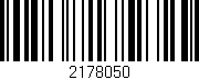 Código de barras (EAN, GTIN, SKU, ISBN): '2178050'