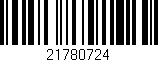 Código de barras (EAN, GTIN, SKU, ISBN): '21780724'