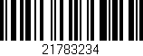 Código de barras (EAN, GTIN, SKU, ISBN): '21783234'