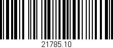 Código de barras (EAN, GTIN, SKU, ISBN): '21785.10'