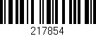 Código de barras (EAN, GTIN, SKU, ISBN): '217854'