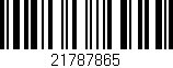 Código de barras (EAN, GTIN, SKU, ISBN): '21787865'