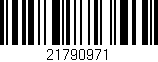 Código de barras (EAN, GTIN, SKU, ISBN): '21790971'
