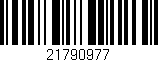 Código de barras (EAN, GTIN, SKU, ISBN): '21790977'