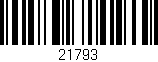 Código de barras (EAN, GTIN, SKU, ISBN): '21793'