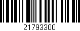 Código de barras (EAN, GTIN, SKU, ISBN): '21793300'