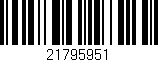 Código de barras (EAN, GTIN, SKU, ISBN): '21795951'