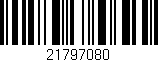 Código de barras (EAN, GTIN, SKU, ISBN): '21797080'