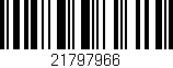 Código de barras (EAN, GTIN, SKU, ISBN): '21797966'