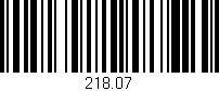 Código de barras (EAN, GTIN, SKU, ISBN): '218.07'