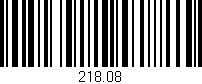 Código de barras (EAN, GTIN, SKU, ISBN): '218.08'