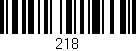 Código de barras (EAN, GTIN, SKU, ISBN): '218'
