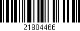 Código de barras (EAN, GTIN, SKU, ISBN): '21804466'