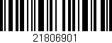 Código de barras (EAN, GTIN, SKU, ISBN): '21806901'