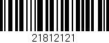 Código de barras (EAN, GTIN, SKU, ISBN): '21812121'