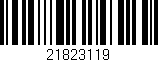 Código de barras (EAN, GTIN, SKU, ISBN): '21823119'