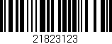 Código de barras (EAN, GTIN, SKU, ISBN): '21823123'