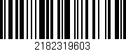 Código de barras (EAN, GTIN, SKU, ISBN): '2182319603'