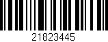 Código de barras (EAN, GTIN, SKU, ISBN): '21823445'