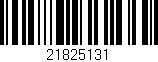 Código de barras (EAN, GTIN, SKU, ISBN): '21825131'
