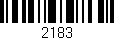 Código de barras (EAN, GTIN, SKU, ISBN): '2183'