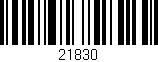 Código de barras (EAN, GTIN, SKU, ISBN): '21830'