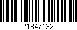 Código de barras (EAN, GTIN, SKU, ISBN): '21847132'