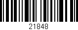 Código de barras (EAN, GTIN, SKU, ISBN): '21848'