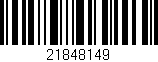 Código de barras (EAN, GTIN, SKU, ISBN): '21848149'