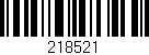 Código de barras (EAN, GTIN, SKU, ISBN): '218521'