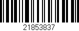 Código de barras (EAN, GTIN, SKU, ISBN): '21853837'