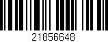 Código de barras (EAN, GTIN, SKU, ISBN): '21856648'