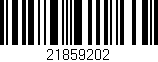 Código de barras (EAN, GTIN, SKU, ISBN): '21859202'