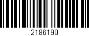 Código de barras (EAN, GTIN, SKU, ISBN): '2186190'