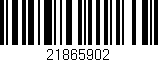 Código de barras (EAN, GTIN, SKU, ISBN): '21865902'
