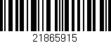 Código de barras (EAN, GTIN, SKU, ISBN): '21865915'