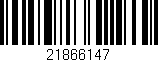 Código de barras (EAN, GTIN, SKU, ISBN): '21866147'