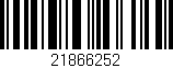 Código de barras (EAN, GTIN, SKU, ISBN): '21866252'