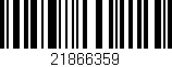 Código de barras (EAN, GTIN, SKU, ISBN): '21866359'
