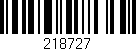 Código de barras (EAN, GTIN, SKU, ISBN): '218727'
