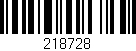 Código de barras (EAN, GTIN, SKU, ISBN): '218728'