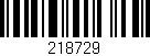 Código de barras (EAN, GTIN, SKU, ISBN): '218729'