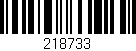 Código de barras (EAN, GTIN, SKU, ISBN): '218733'
