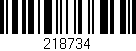 Código de barras (EAN, GTIN, SKU, ISBN): '218734'